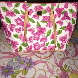 ⚠️NEGOTIABLE⚠️ Dooney & Bourke Pink Floral Tote